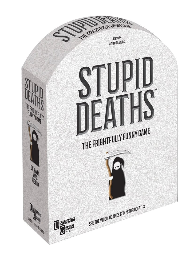 University Games Board Games > Party Games Stupid Deaths 794764014044 1404-4PK