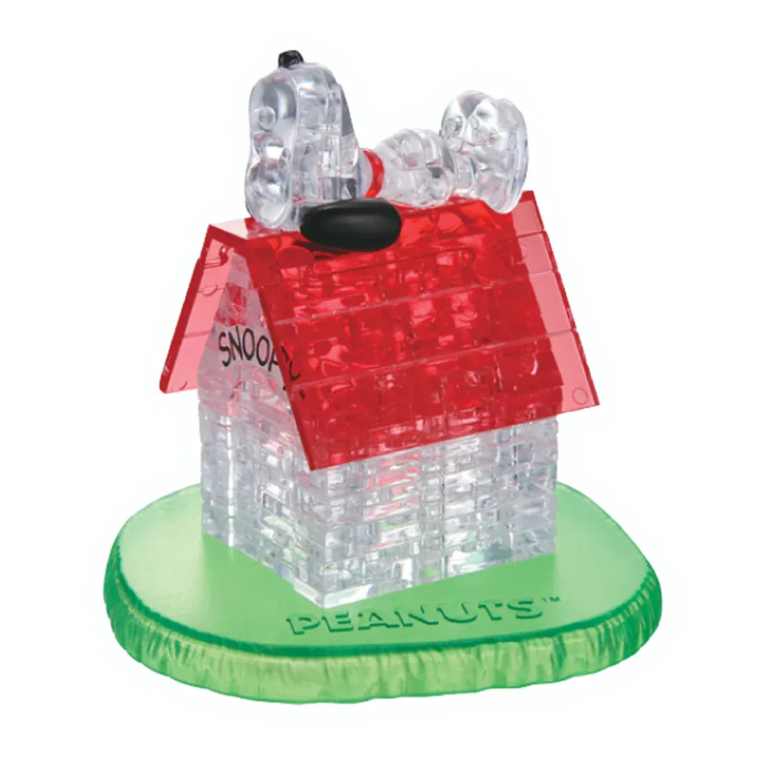 University Games Puzzles > 3D Puzzles 3D Crystal Puzzle-Snoopy and Doghouse 023332309924 30992