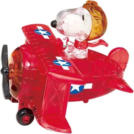University Games Puzzles > Hand Puzzles UNIVERSITY GAMES: ORIGINAL 3D CRYSTAL PUZZLE - PEANUTS SNOOPY FLYER 023332309986