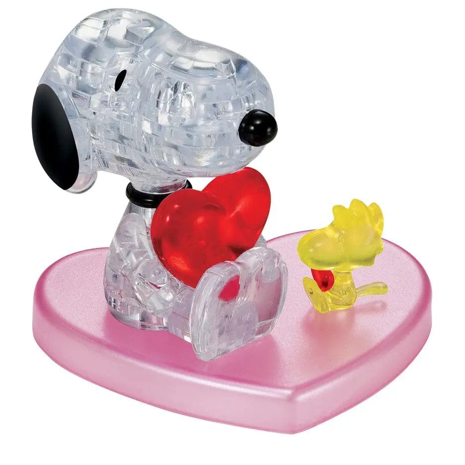 University Games Puzzles > Hand Puzzles UNIVERSITY GAMES: ORIGINAL 3D CRYSTAL PUZZLE - PEANUTS VALENTINE SNOOPY 023332310708 31070