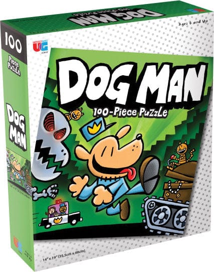 University Games Puzzles > Jigsaw Puzzles Dog Man: Puzzle #1 (100 piece) 023332338498 UNI 33852