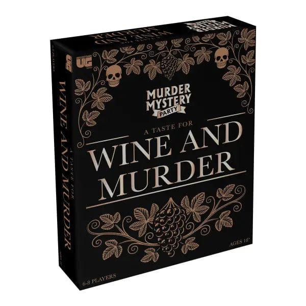 University Games Puzzles > Other Puzzles UNIVERSITY GAMES: A TASTE FOR WINE AND MURDER - MURDER MYSTERY PARTY GAME 023332332021 33202