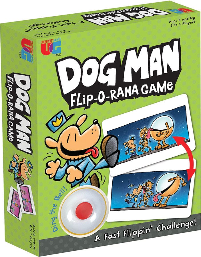 University Games Board Games > Large Box Games Dog Man: Flip-o-Rama 794764070125 UNI 7012
