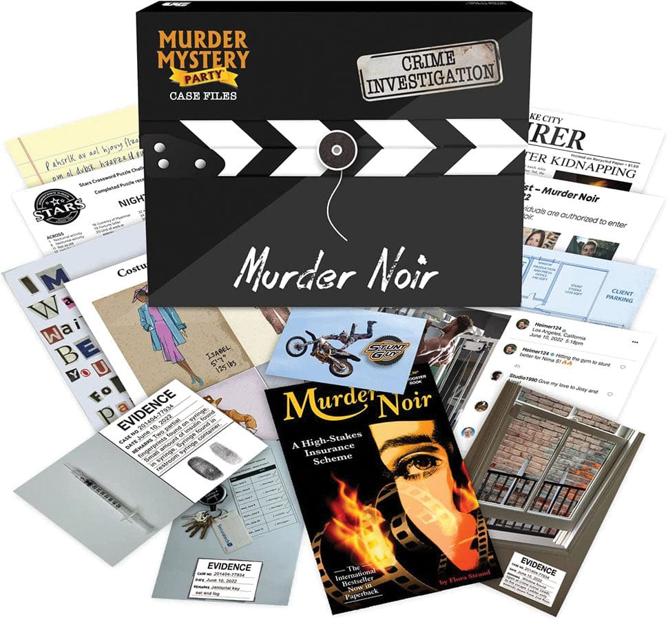 University Games Board Games > Party Games Murder Mystery Party: Case Files - Murder Noir 023332332861 UNI 33286