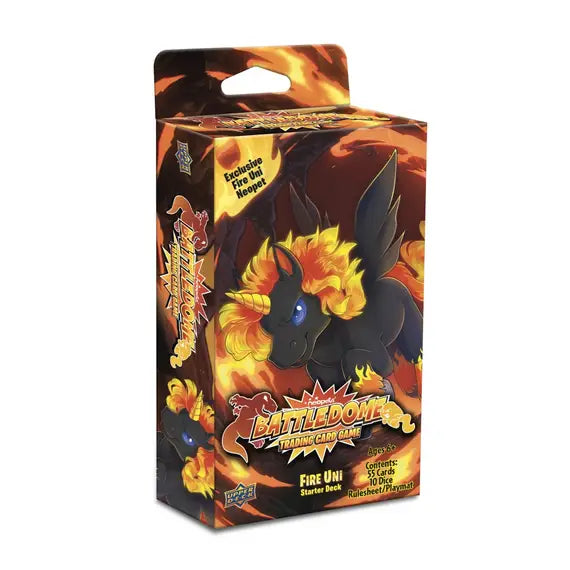 Upper Deck Entertainment Trading Card Games Fire Uni Neopets Battledome: Defenders of Neopia: Fire & Starry Starter Deck 053334542708 UPR54269