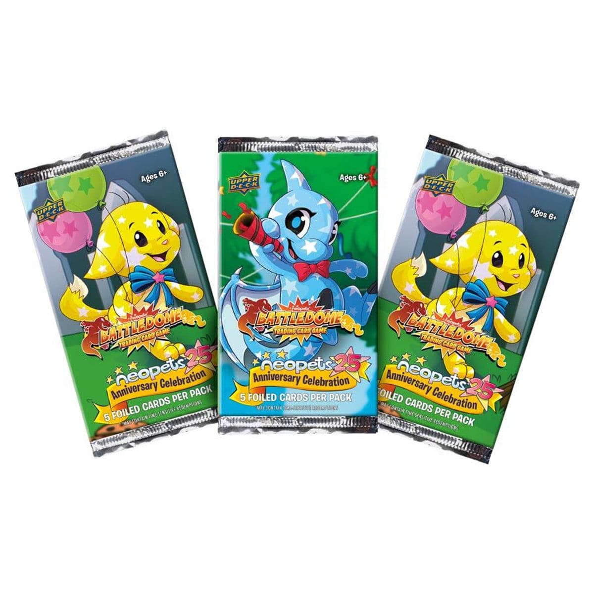 Upper Deck Entertainment Trading Card Games Neopets Battledome: 25th Anniversary: Booster Pack 053334768719 UPR76870