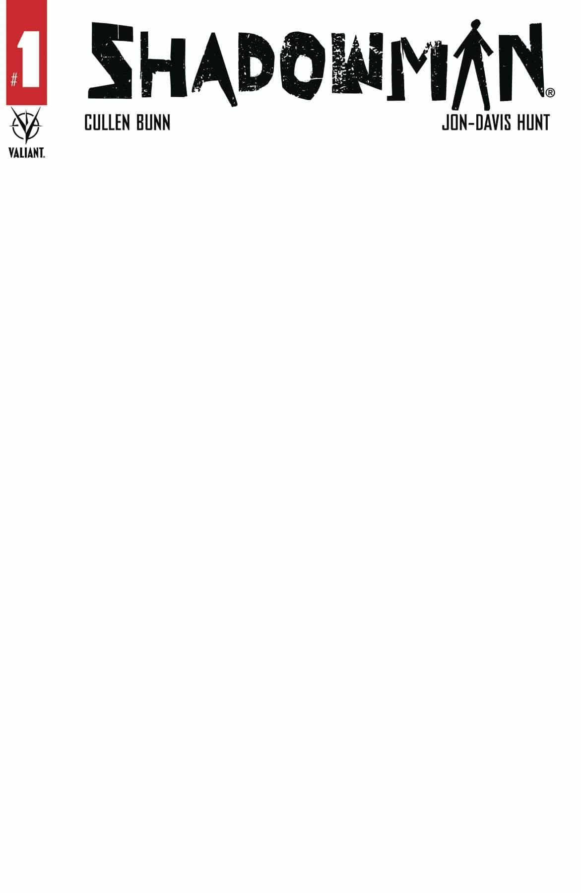 Valiant Entertainment Comic Books SHADOWMAN (2020) #1 CVR D BLANK 85899200377200141