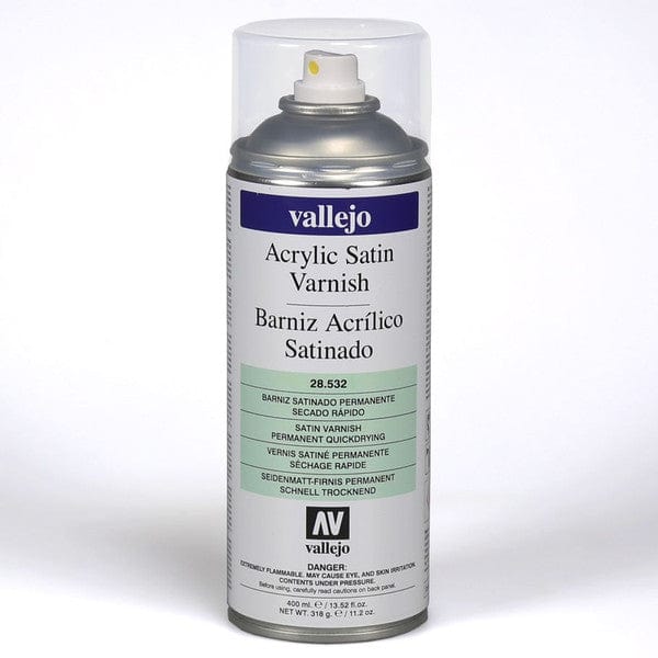 Vallejo Hobby Supplies > Paints Auxillary Products: Satin Acrylic Varnish, 500ml 8429551285193 VAL 28519