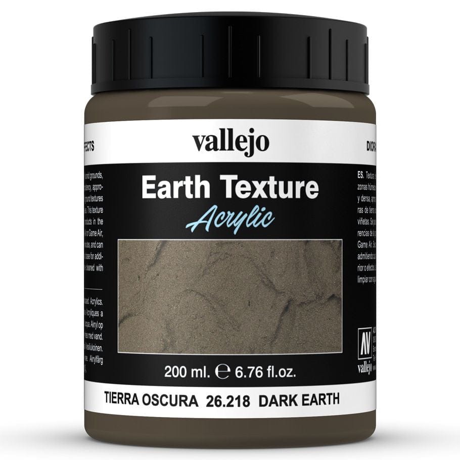 Vallejo Hobby Supplies > Paints Diorama FX: Earth: Dark Earth (200ml) 8429551262187 VJP26218