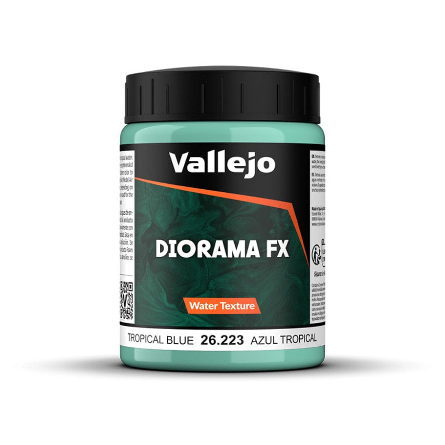 Vallejo Hobby Supplies > Paints Diorama FX: Water: Tropical Water (200ml) 8429551262231 VJP26223