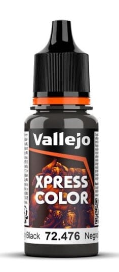 Vallejo Hobby Supplies > Paints Game Color: Xpress Color - Greasy Black 18 ml. 8429551724760 VAL 72476