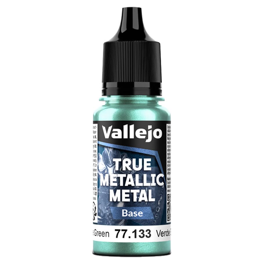 Vallejo Hobby Supplies > Paints True Metallic Metal: Base: Beetle Green (18ml) 8429551771337 VJP77133