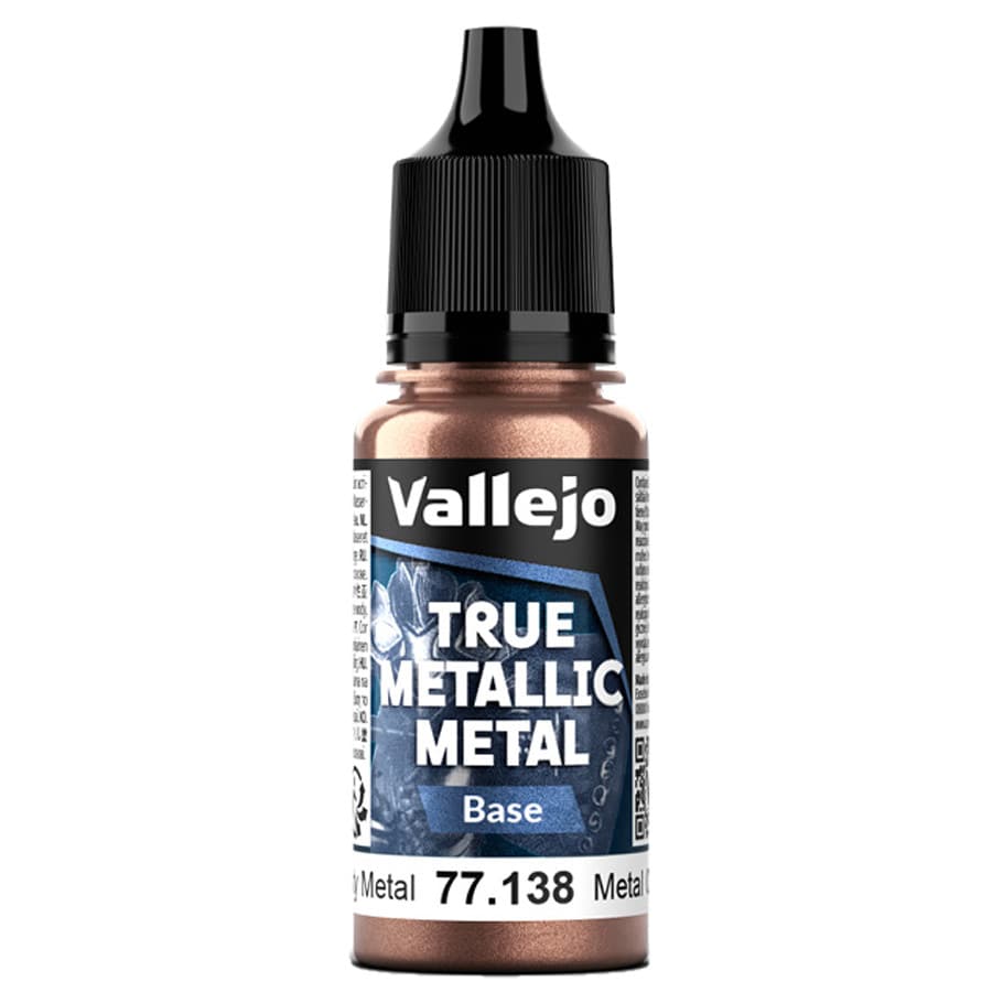Vallejo Hobby Supplies > Paints True Metallic Metal: Base: Rusty Metal (18ml) 8429551771382 VJP77138