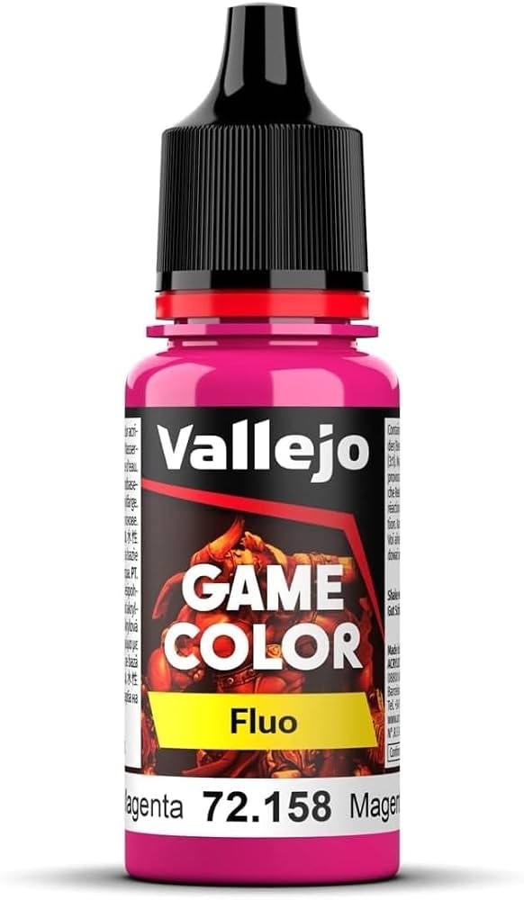Vallejo Hobby Supplies > Paints Vallejo: Game Color - Fluorescent Magenta 8429551721585 VAL 72158
