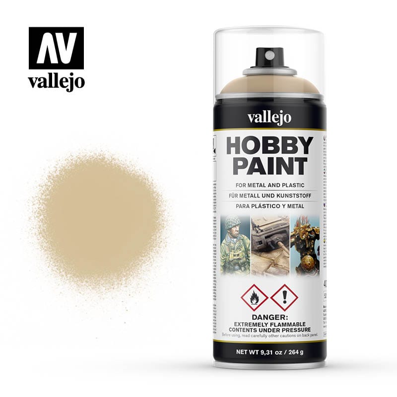 Vallejo Hobby Supplies > Paints Vallejo: Spray Primer - Bone White 8429551280136 VAL 28013