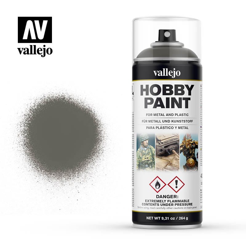 Vallejo Hobby Supplies > Paints Vallejo: Spray Primer - German Field Grey 8429551280068 VAL 28006