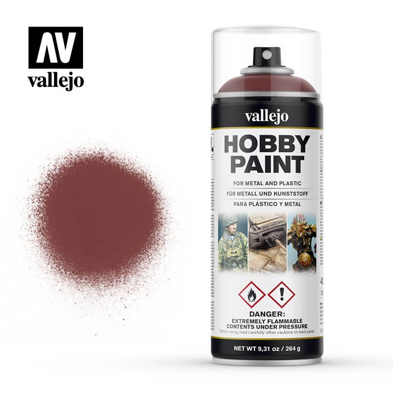 Vallejo Hobby Supplies > Paints Vallejo: Spray Primer - Gory Red 8429551280297 VAL 28029