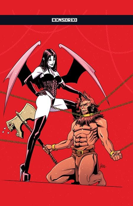 Vault Comics Comic Books BARBARIC THE LONG DEATH #3 (OF 3) CVR E CORIN HOWELL LILITH CROSSOVER BLACK BAG VAR 85005599419500351 1225VL1068
