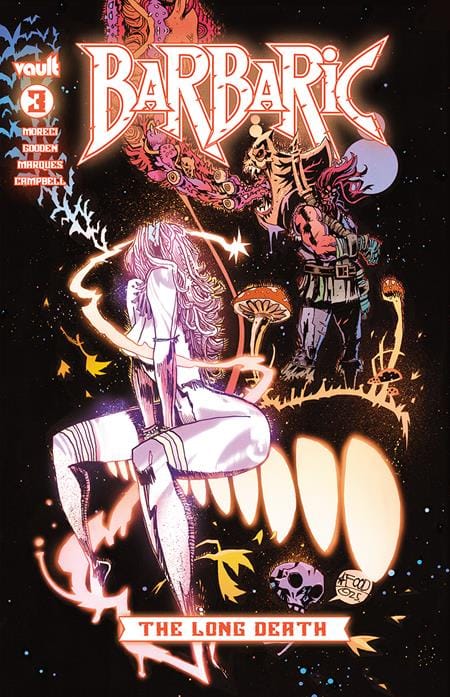 Vault Comics Comic Books > Incentives BARBARIC THE LONG DEATH #3 (OF 3) CVR D INC 1:25 MAHFOOD VAR 85005599419500341 1225VL1067