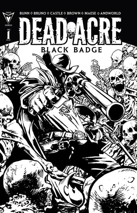 Vault Comics Comic Books > Incentives DEAD ACRE #1 CVR E INC 1:40 NATHAN GOODEN B&W VAR 85005599435500151 0526VL1331