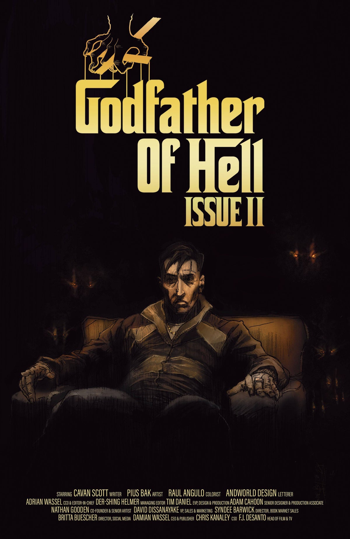 Vault Comics Comic Books > Incentives GODFATHER OF HELL #2 (OF 4) CVR B INC 1:5 TBD VAR 85876100698000221 0924VL640