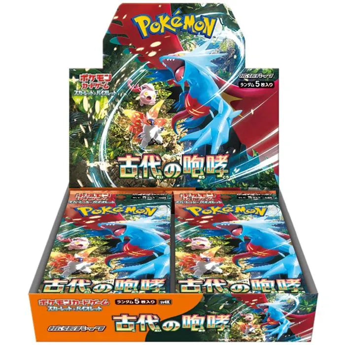 video game advantage Trading Card Games > Pokemon Japanese Pokémon Scarlet & Violet - Ancient Roar Booster Box 4521329394725 PKMN-SV-4725