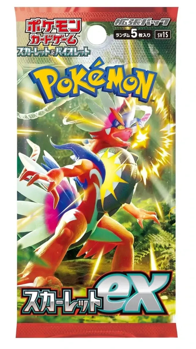 video game advantage Trading Card Games > Pokemon Japanese Pokémon Scarlet & Violet - Scarlet Ex Booster Pack 4521329373508 PKMN-SV-3515-1