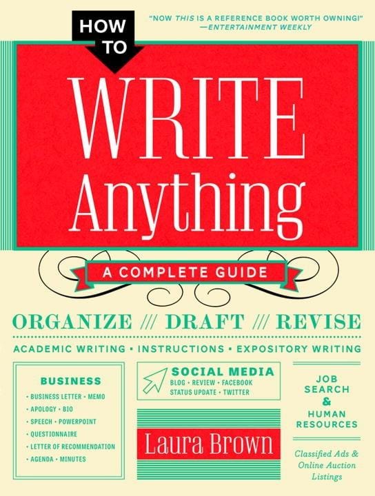 W. W. Norton & Company Books > Art & Gifts > Make Art How to Write Anything: A Complete Guide - Book 9780393355185 MC-24841