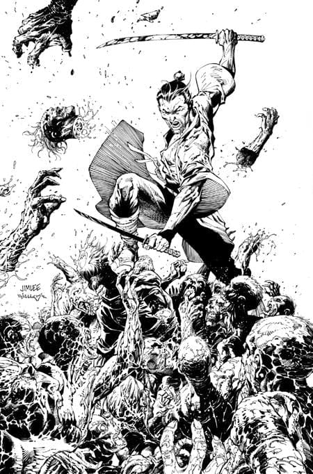 Wake Entertainment Comic Books > Incentives DEAD SAMURAI #8 CVR D INC 1:10 JIM LEE B&W VIRGIN VAR (MR) 61352720967400841 0426WE1189