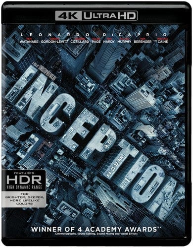 Warner Home Video Movies > Blu-Ray > 4K 4K: Inception (4K Mastering) 883929593941 WHV1000646041UHD