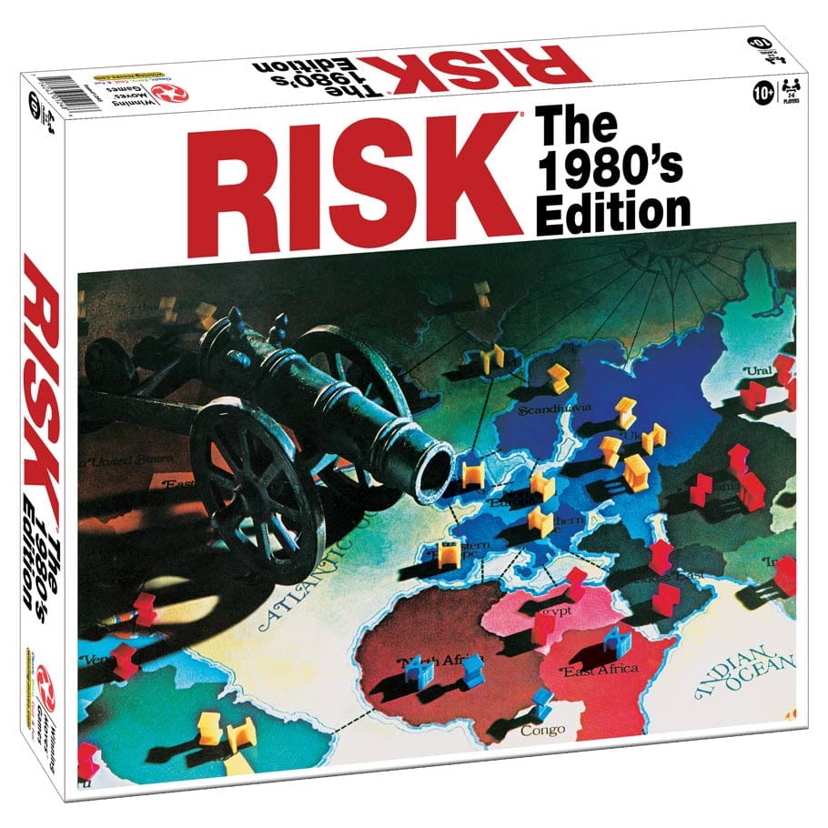 Winning Moves Board Games > Large Box Games Risk - 1980s Edition 714043012486 WNM1248