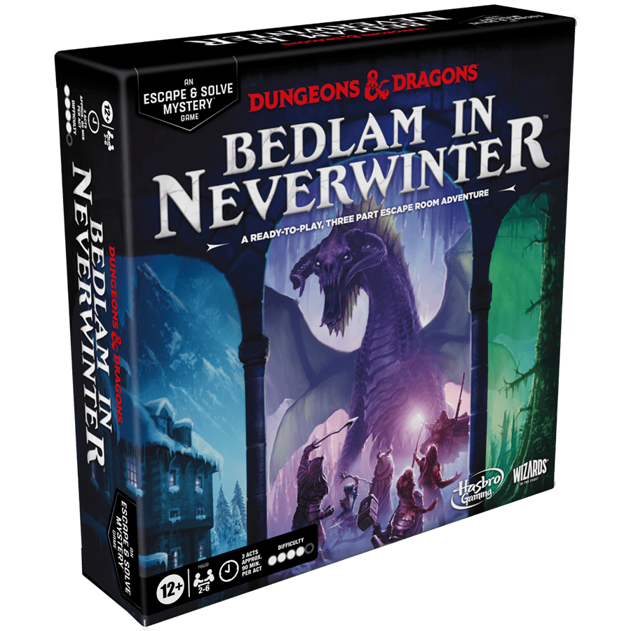 Wizards of the Coast Board Games Dungeons & Dragons Bedlam in Neverwinter Escape Room 195166214771 WOC F66200000