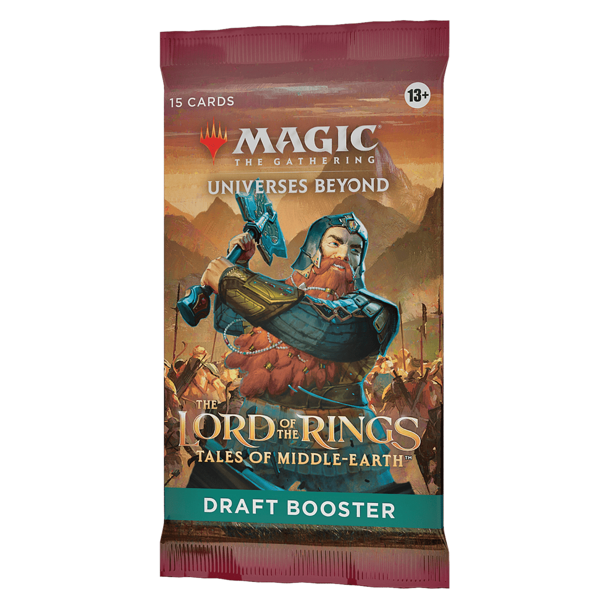 Wizards of the Coast Trading Card Games > Magic The Gathering Magic the Gathering: Lord of the Rings Tales of Middle-Earth Draft Booster Pack 195166204925