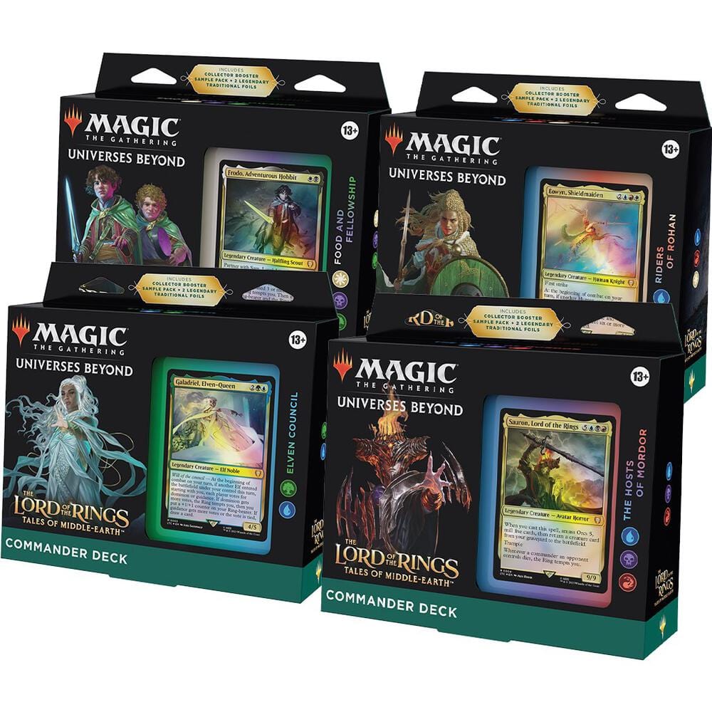 Wizards of the Coast Trading Card Games > Magic The Gathering Magic the Gathering Lord of the Rings Tales of Middle-Earth Commander Deck