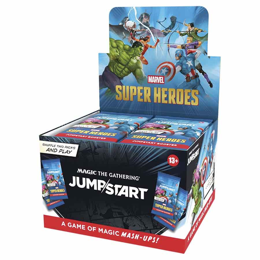 Wizards of the Coast Trading Card Games > Magic The Gathering MAGIC THE GATHERING: MARVEL SUPER HEROES JUMPSTART BOOSTER BOX 195166313269 WOCD53630000