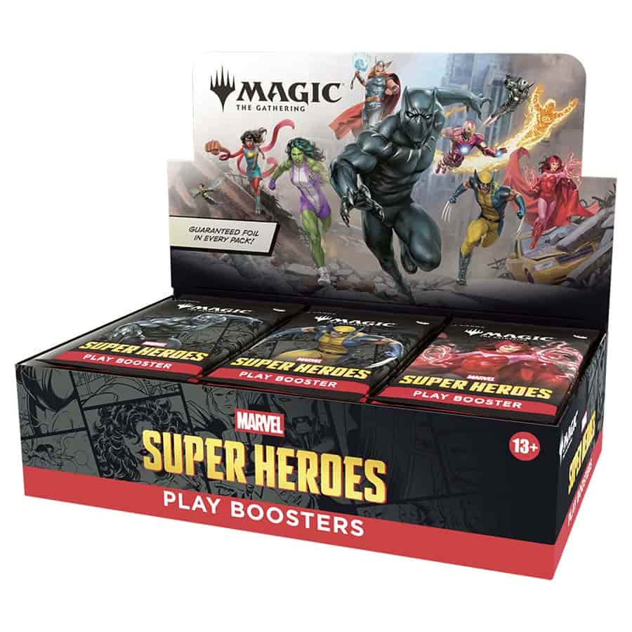 Wizards of the Coast Trading Card Games > Magic The Gathering MAGIC THE GATHERING: MARVEL SUPER HEROES PLAY BOOSTER 195166313603 WOCD53560003