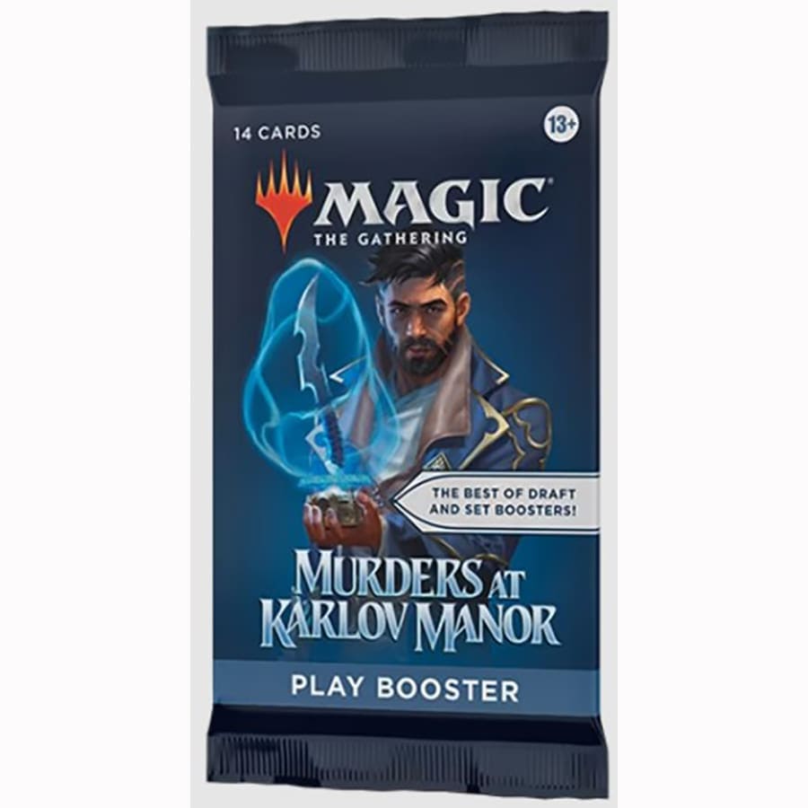 Wizards of the Coast Trading Card Games > Magic The Gathering Magic the Gathering: Murders at Karlov Manor - Play Booster Pack 195166248899 WOC D30250000