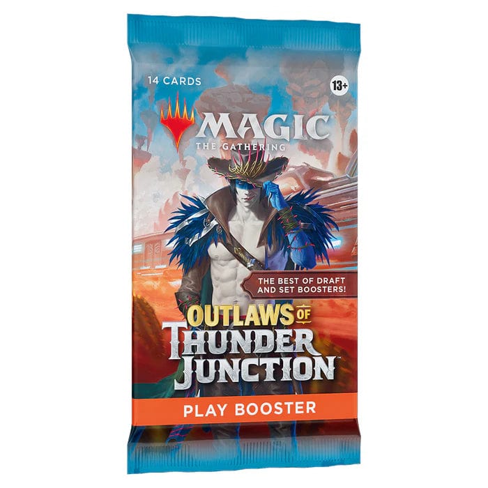 Wizards of the Coast Trading Card Games > Magic The Gathering Magic the Gathering: Outlaws of Thunder Junction Play Booster Pack 195166252384 WOCD3260
