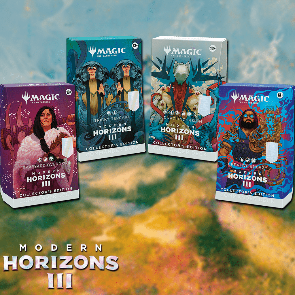 mtg modern horizons 3 commander decks collector's edition energy deck MTG: theres something for everyone to love in Modern Horizons 3 Commander Decks MTG / Modern Horizons 3
