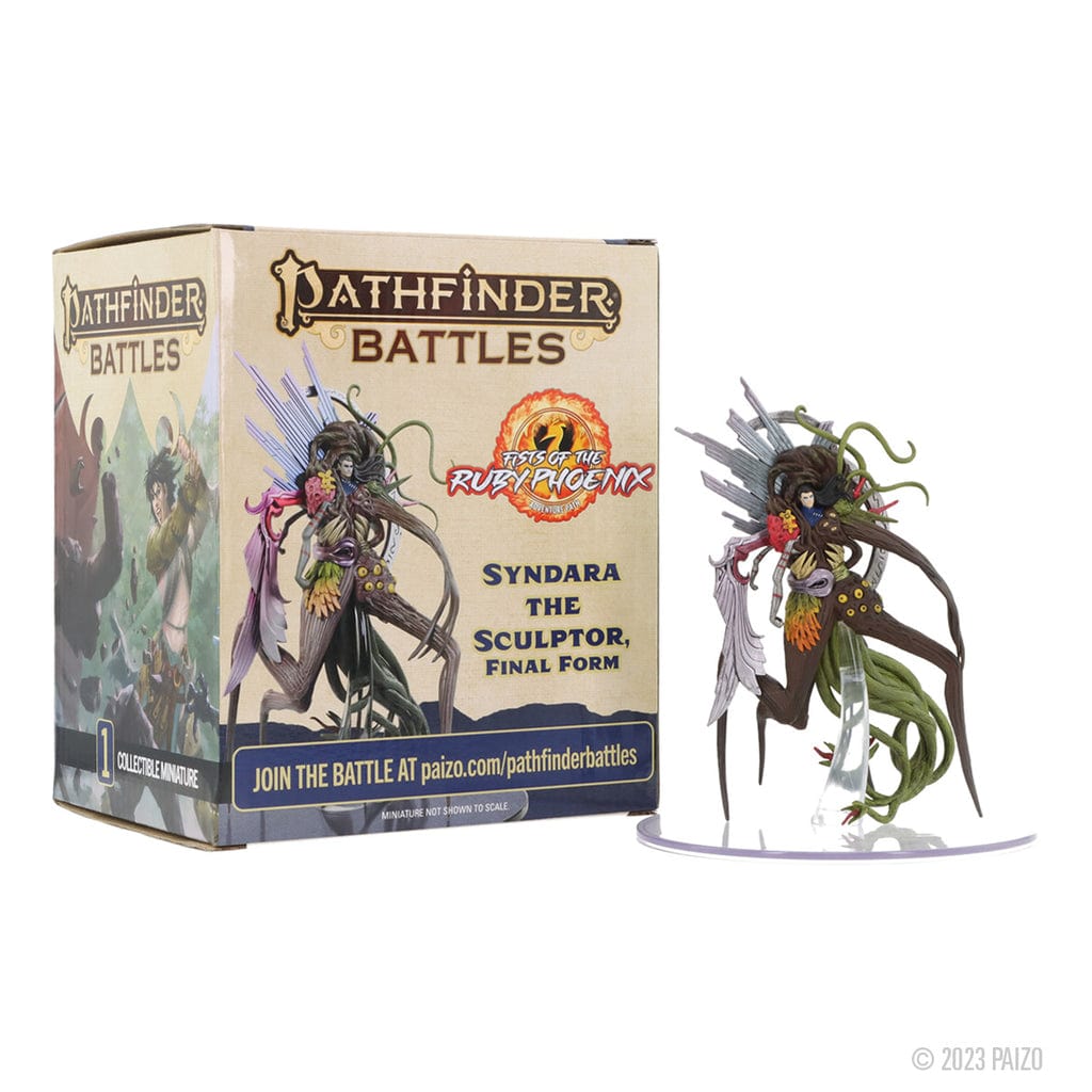 WizKids (Neca) Miniatures > WizKids Pathfinder Battles: Fists of the Ruby Phoenix - Syndara the Sculptor, Final Form Boxed Figure 634482975497 WZK 97549