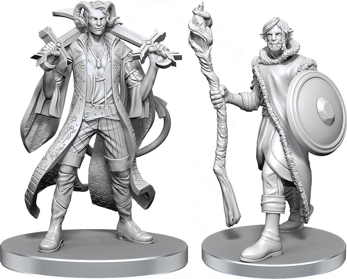 WizKids (Neca) Miniatures > WizKids Critical Role Unpainted Miniatures: W26 Mollymauk Tealeaf & Caduceus Clay 634482907900 WZK 90790