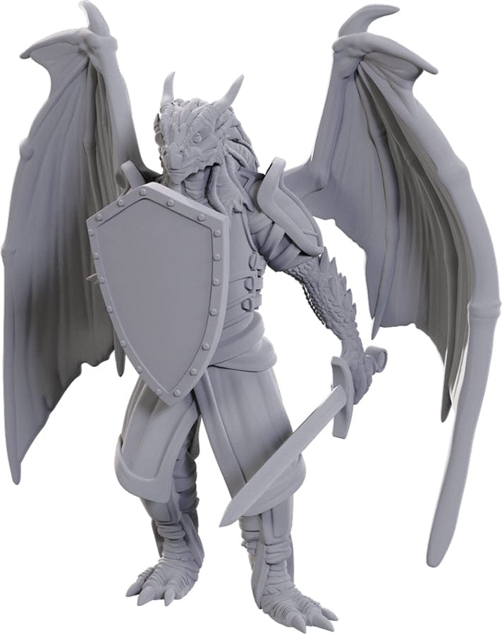 WizKids (Neca) Miniatures > WizKids Dungeons & Dragons: Nolzur's Marvelous Unpainted Miniatures - Dragonborn of Bahamut (W25) 634482907603 WZK 90760