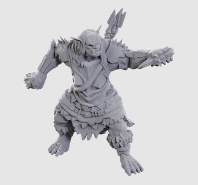 WizKids (Neca) Miniatures > WizKids Pathfinder Battles: Deep Cuts - W24 Orc Brute 634482907429 WZK 90742