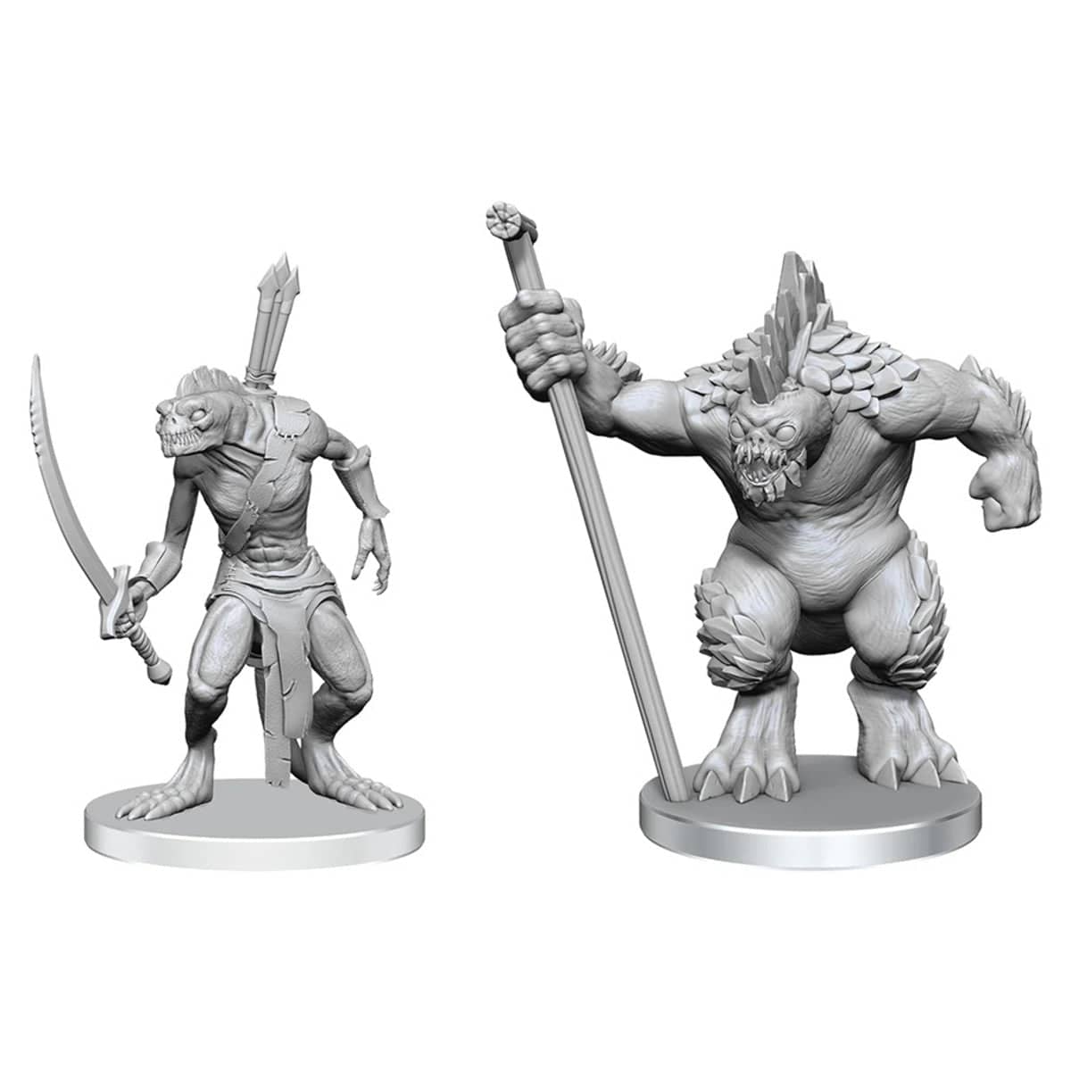 WizKids (Neca) Miniatures > WizKids Pathfinder Battles Deep Cuts: Xulgath Skirmisher & Stoneliege 634482975848 WZK97584