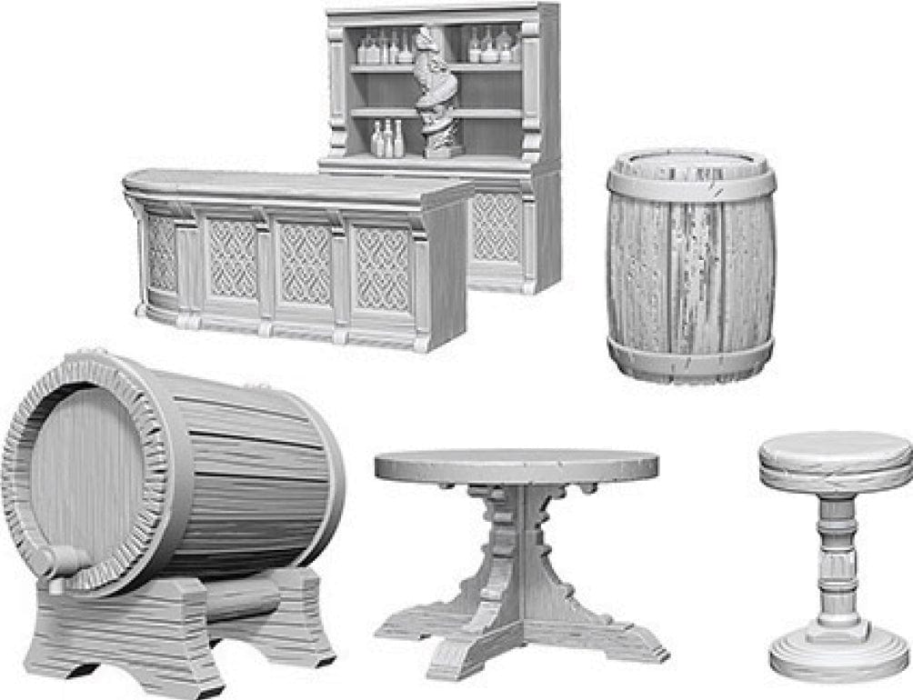 WizKids (Neca) Miniatures > WizKids Pathfinder Deep Cuts: Unpainted Miniatures - Rusty Dragon Bar 634482732212 WZK 73221
