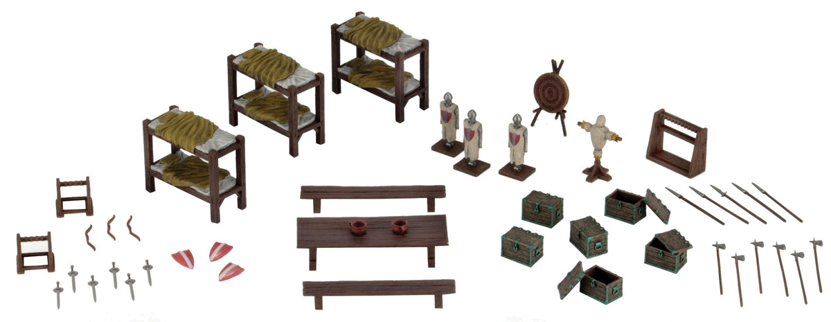 WizKids (Neca) Miniatures > WizKids WizKids: 4D Settings - Castle Barracks 634482739235 WZK 73923