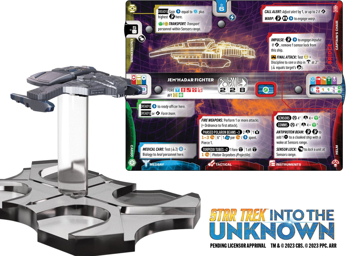WizKids (Neca) Tabletop Games > Miniature Games Star Trek Into the Unknown: Federation vs. Dominion Core Set 63297020 WZK 89850