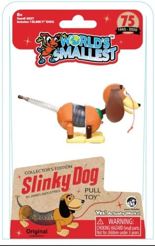 World's Smallest Toys > Super Impulse Super Impulse: World's Smallest - Slinky Dog 810010990914 5027