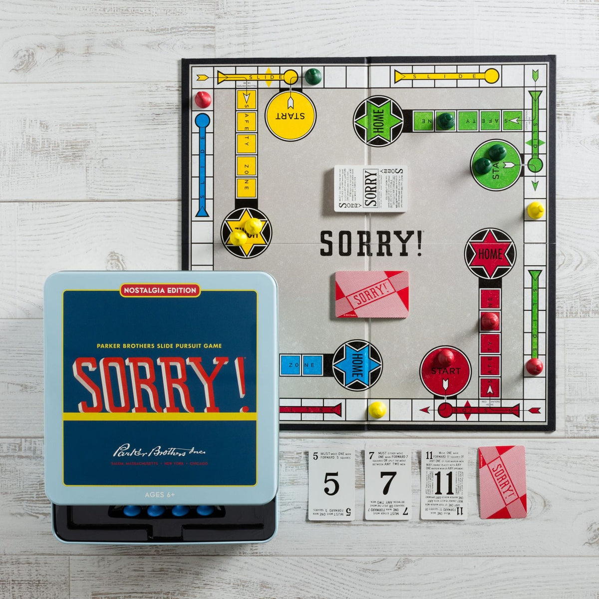 WS Game Company Board Games > Large Box Games Sorry!: Nostalgia Tin 890382000411 22504