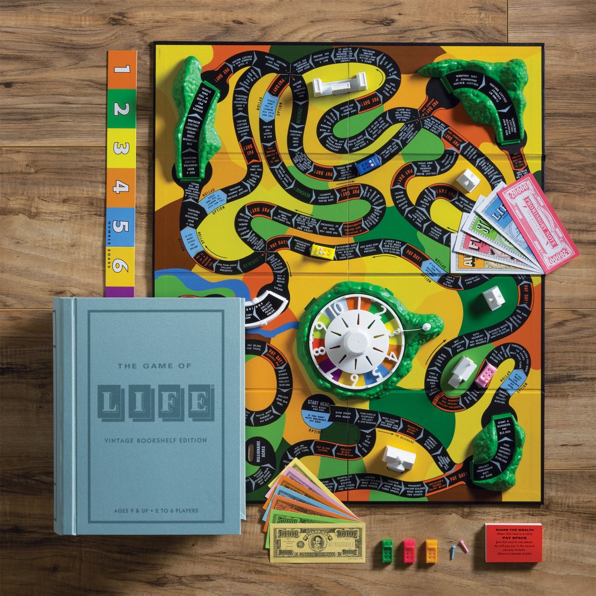WS Game Company Board Games > Large Box Games The Game of Life: Vintage Bookshelf Edition 850580006684 27450BC